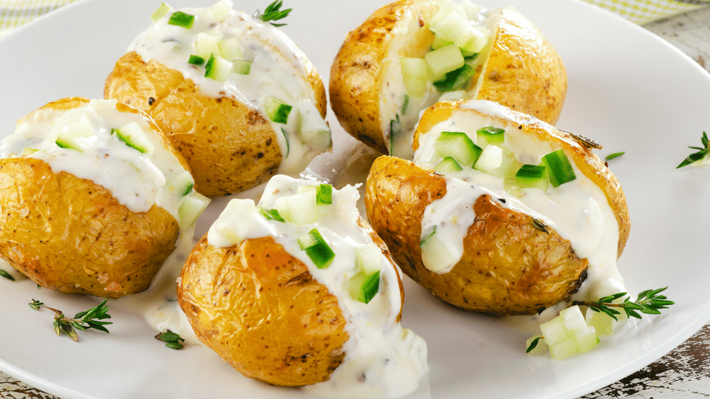 TWICE BAKED PAPALOTE POTATOES