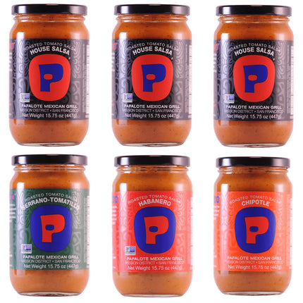 PAPALOTE SALSA SAMPLER 6 PACK