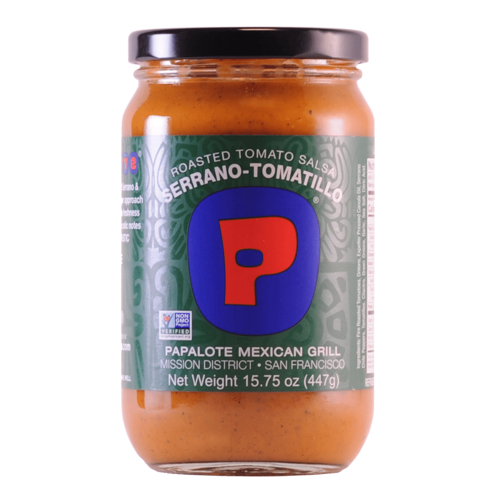 PAPALOTE SERRANO TOMATILLO SALSA